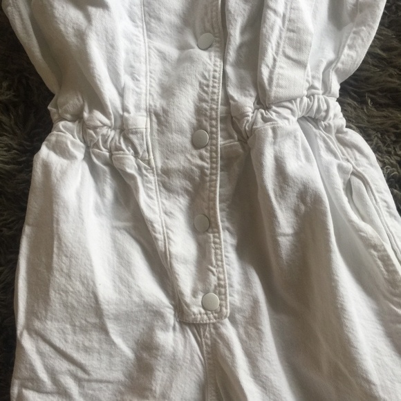 Zara White Sleeveless Jumpsuit - Picture 4 of 8